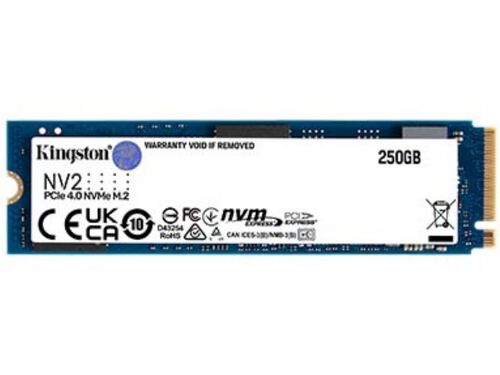 SSD KINGSTON 250GB/INTERNI/M.2/NVME/CRNA